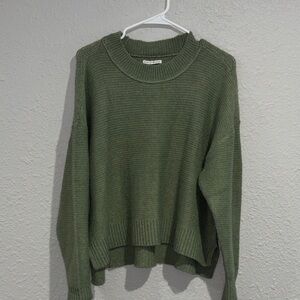 American Eagle Green Crew Neck Sweater size S
